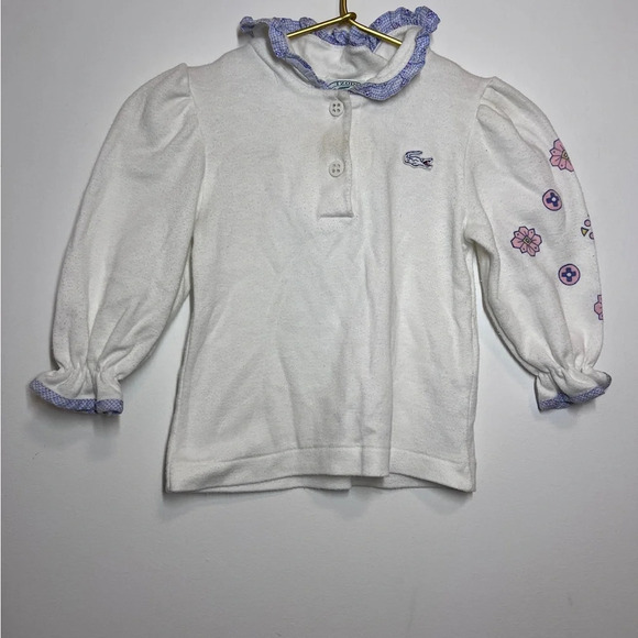 Vintage Izod Lacoste Corduroy Overalls Shirt Set - Picture 6 of 13